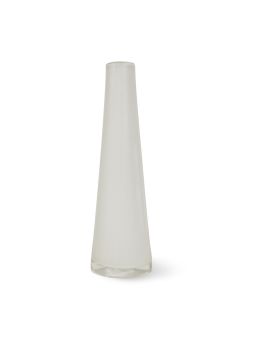 Zzing Vase Long 25 cm - blanc