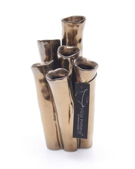 Vase New Juul porcelaine 10x20cm or