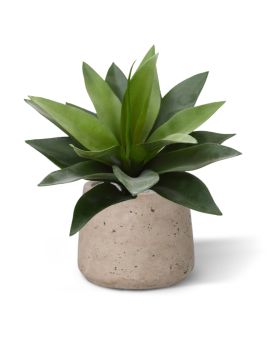 Plante d’ Agave artificielle de 25 cm en pot 10 cm