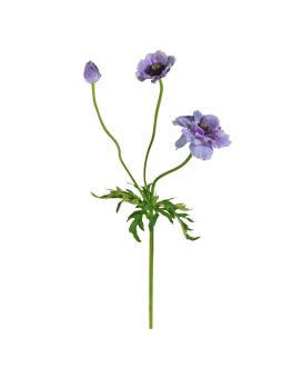 Branche d'Anémone artificielle 60cm blue