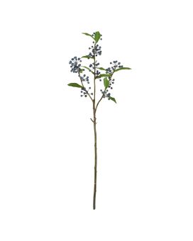 Branche artificielle de myrtille 75cm bleu