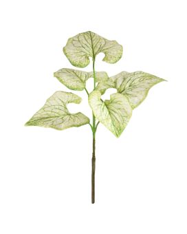 Branche artificiel de Brunnera 35cm creme-vert