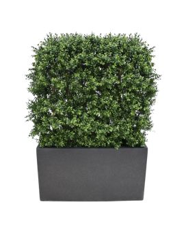 Fausse Haie de Buis Deluxe 80x100 cm anti-uv