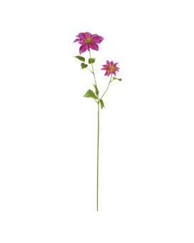 Branche de clématite artificielle 90cm - cerise