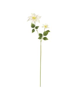 Branche de clématite artificielle 90cm - crème