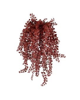 Dischidia plante artificielle suspendue 40cm UV bordeaux