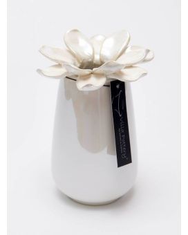 Vase Madelief porcelaine 11x17cm blanc