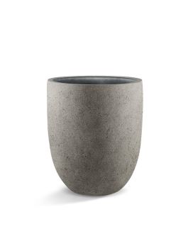 Grigio Tall Egg Pot D40xH47 Natural-Concrete