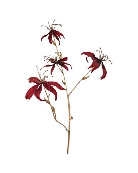 Fleur Artificielle Gloriosa 80cm Rouge