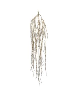 Pendentif Art Tillandsia 99 cm Or et Paillettes