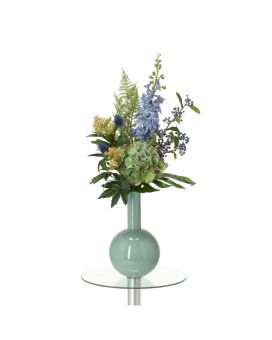 Bouquet artificiel lié à la main Viola Stockholm - Bleu