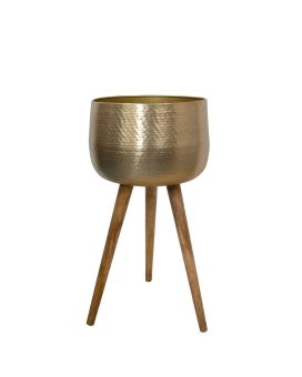 Pot sur pied Carly laiton D44 H88