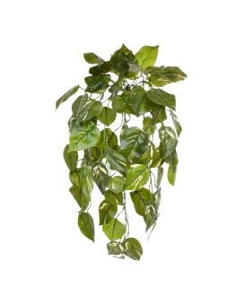 Plante suspendue artificielle Pothos deluxe 70cm - panachée - FR - ignifugée