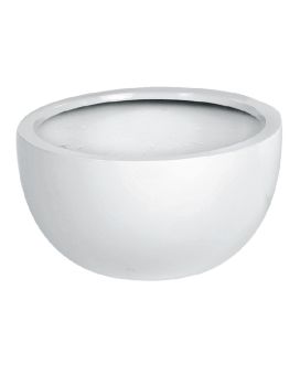 Belize blanc brillant Ø45 x H28