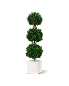 Boule de Buis artificielle Deluxe x3 175 cm uv
