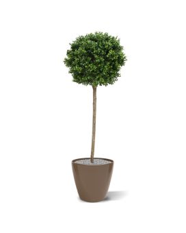 Boule de Buis artificiel sur tronc 140 cm anti-uv