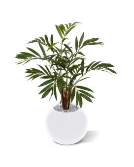 Palmier Chamaedorea artificiel 85 cm en pot