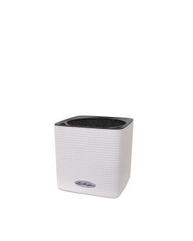 Pot d'ornement Lechuza Cube Couleur 14 blanc