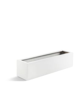 Argento Balcony Box S Shiny White 60x15x15