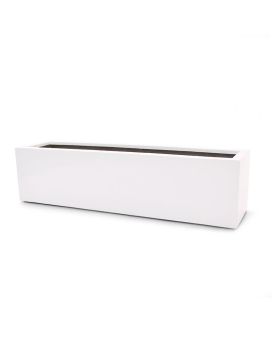 Argento Balcony Box M 80x20x20 cm blanc brillant