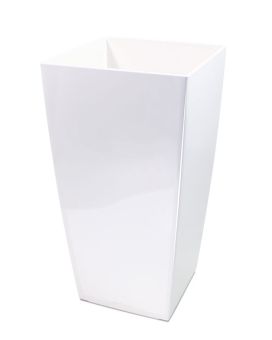Lechuza Cubico pot d'ornement 30x30x56 cm blanc tout compris