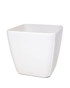 Lechuza Quadro pot décoration de 43x43x40 cm blanc