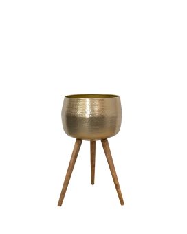 Pot sur pied Carly laiton D39 H67