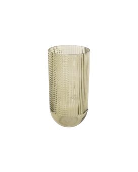 Vase à fleurs Attract grand 30x 15cm - vert mousse