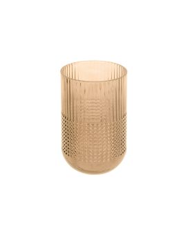 Vase à fleurs Attract 20x 12,5 cm - brun sable