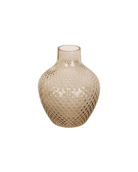 Vase à fleurs Delight grand 26x 21 cm - brun sable