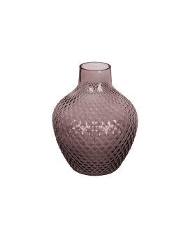 Vase à fleurs Delight 20x 16 cm - brun chocolat