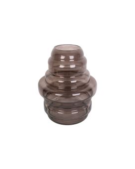 Vase à fleurs Distinct 25x 20 cm - brun chocolat