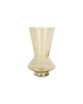 Vase à fleurs Glow grand 28x 17 cm - vert mousse