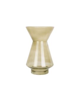 Vase à fleurs Glow medium 22x 13,5 cm - vert mousse