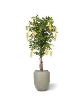 Wisteria Glycine arbre artificielle 150 cm jaune