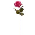 Branche de rose artificielle Classic 46cm cerise