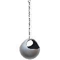 Baq Gradient Hanging basket matt grey, 21x21cm