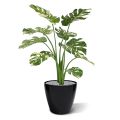 Monstera Deliciosa Plante Artificielle 95cm vert/panache